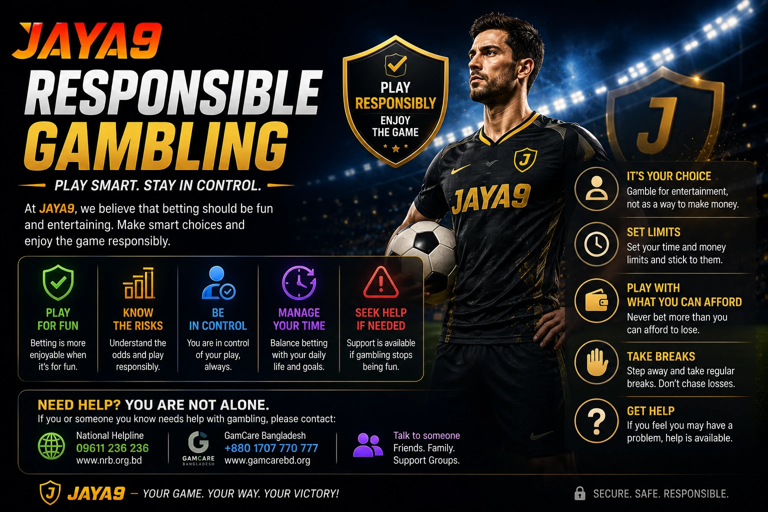 jaya9 responsible gambling