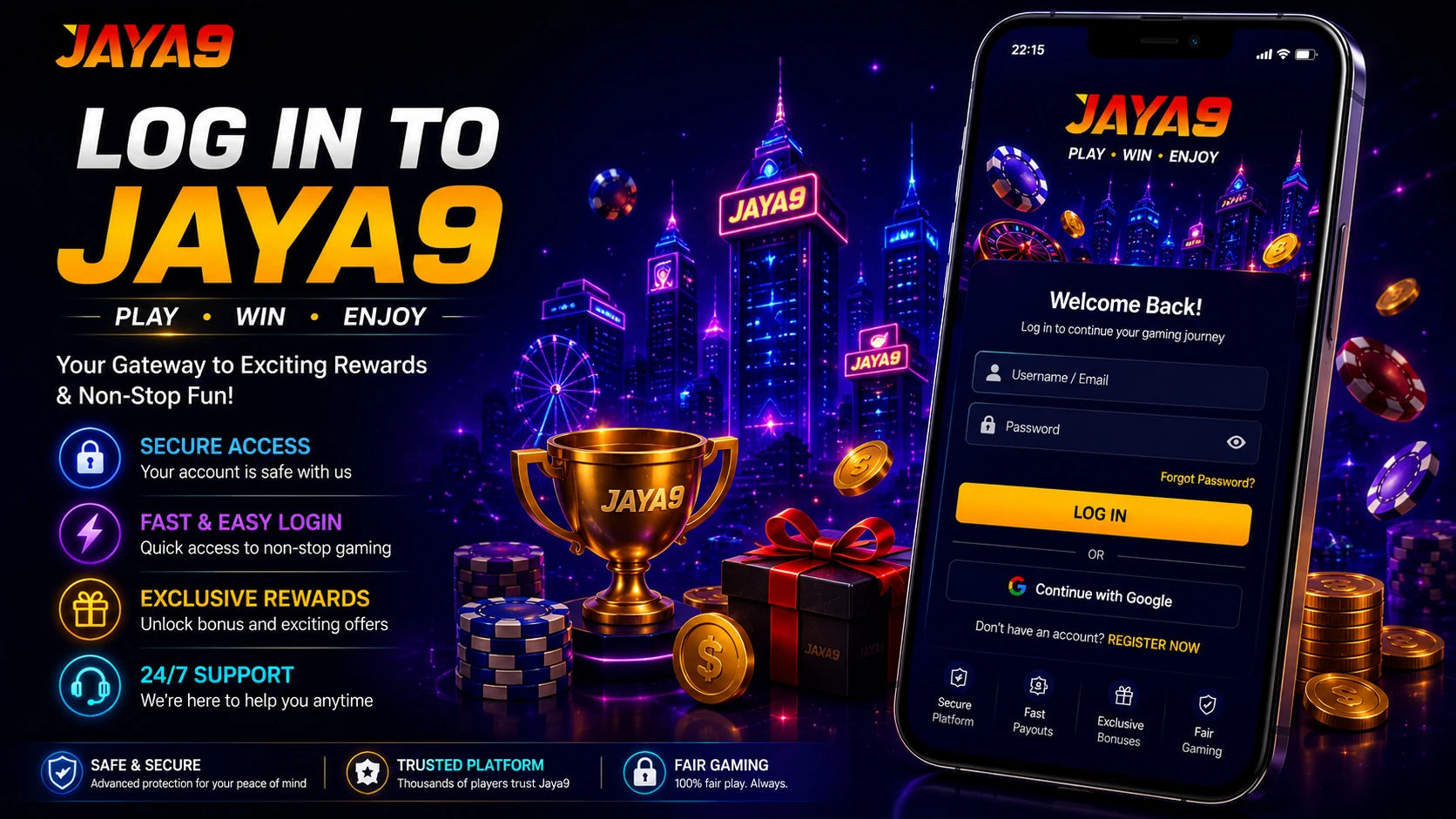 jaya9 login